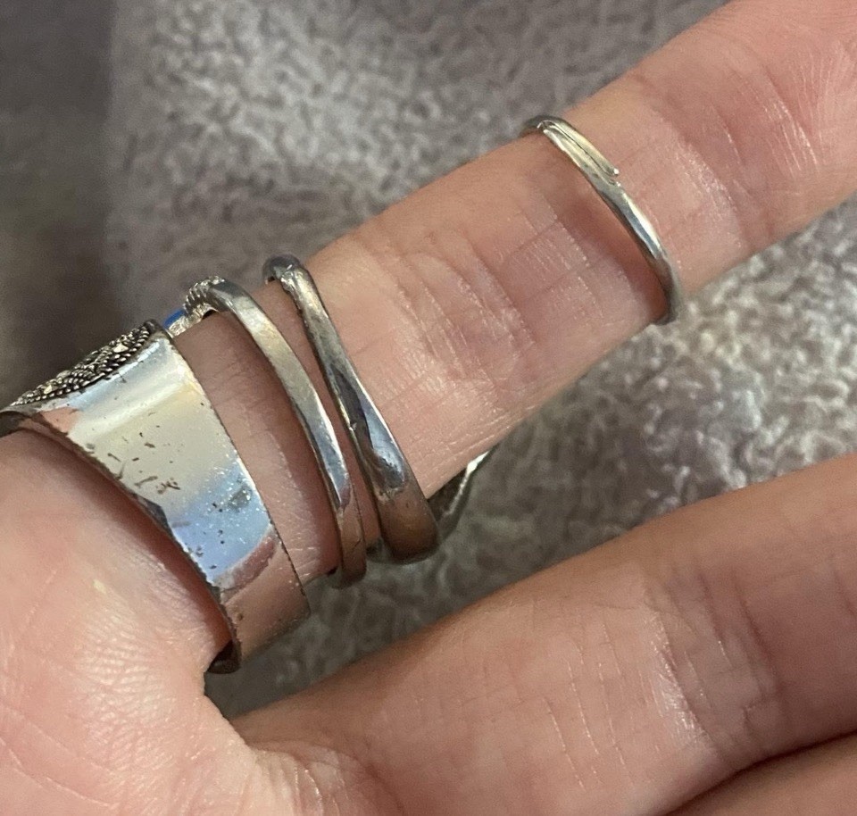 Mix Lot Of 4 Rings US Size 4.5-9