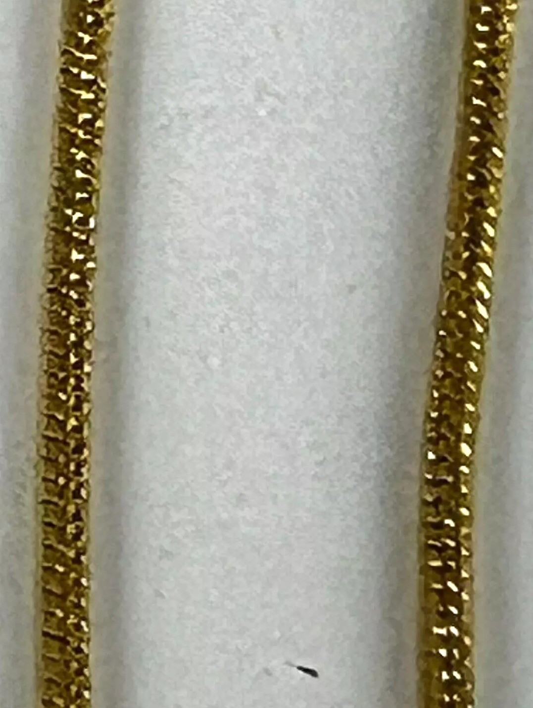 Lure Bijoux Necklace 14kt Gold Overlay 18in Snake Chain with Extender NEW