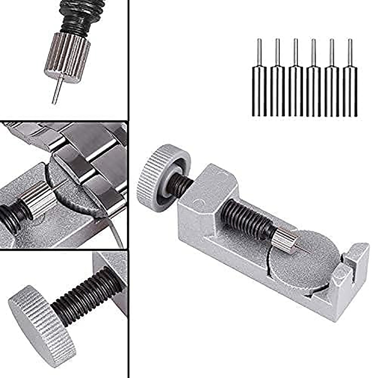 Adjustment Watch Band Strap Link Pin Remover Repair Tool Spring Bar Resizing Set