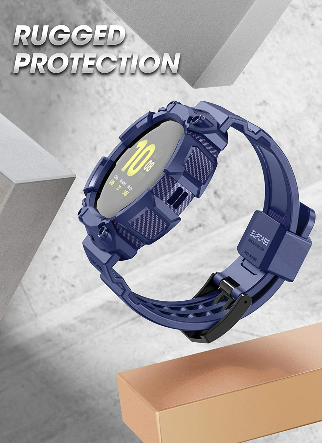SUPCASE Watch Case Wristwatch Strap Band For 2019 Samsung Galaxy Watch Active 2