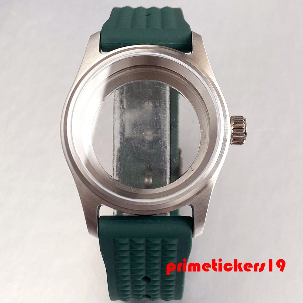 36/39mm Pilot Watch Case+Band Fit NH35 NH36 NH34 ETA2824 PT5000 Miyota8215 821A
