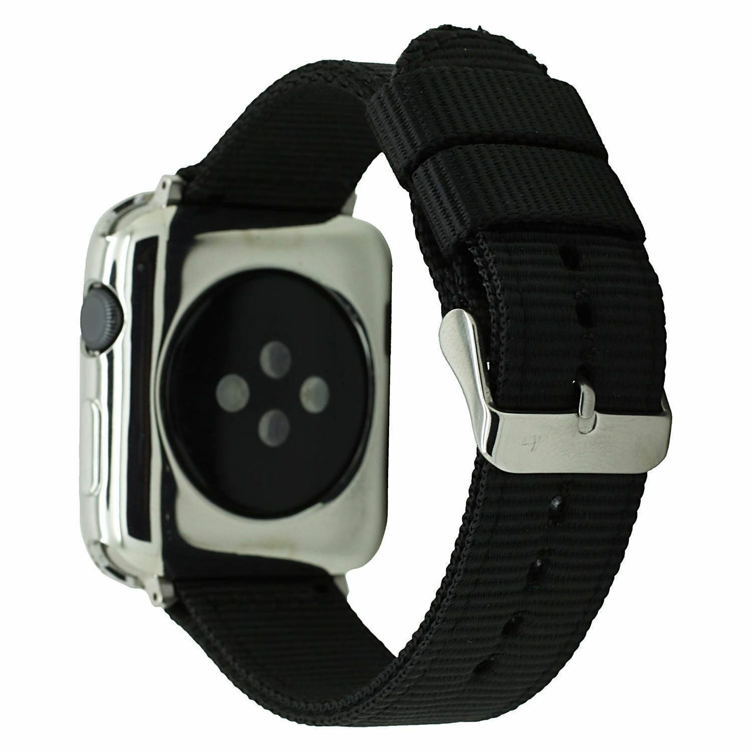 44/40/42/38 Sport Canvas Nylon Fabric Band for Apple Watch Series 5 6 7 8 Strap