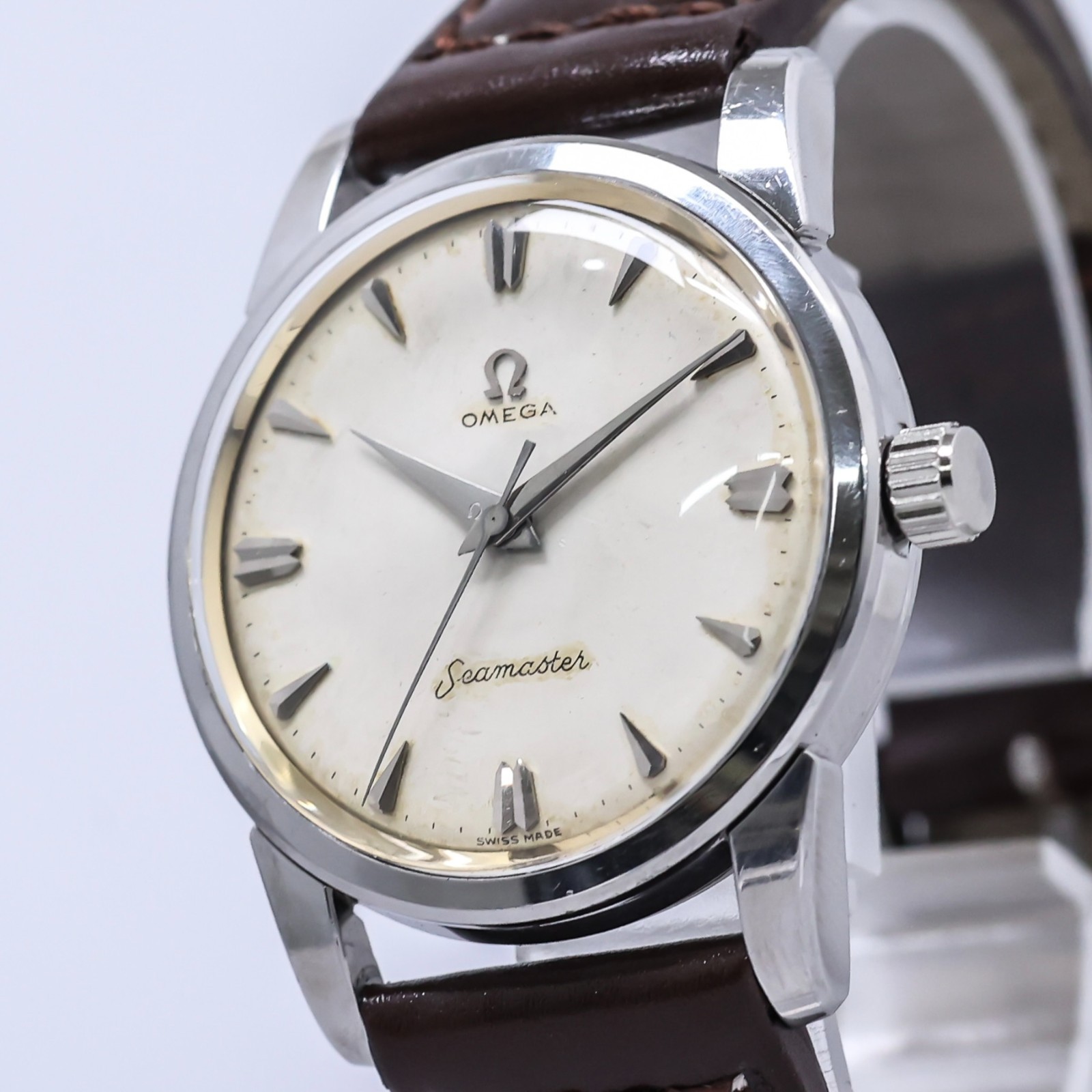 OH Serviced **NEAR MINT** Vintage 1958 OMEGA Seamaster Cal.420 Manual 34mm Men’s