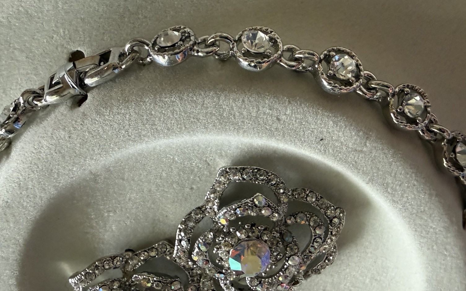 NIP Vintage Statement Jewelry Set By Bijoux World ‘Carol’ Necklace Earrings
