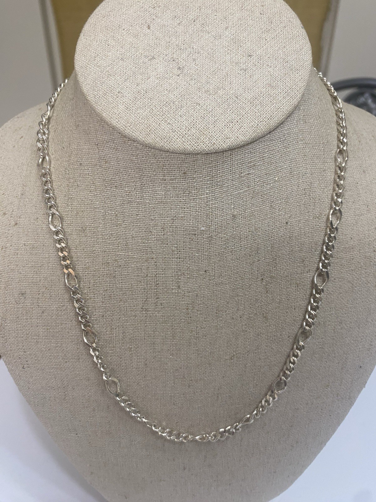 Sterling Silver Necklace ~ 20”~ 19grams Italy