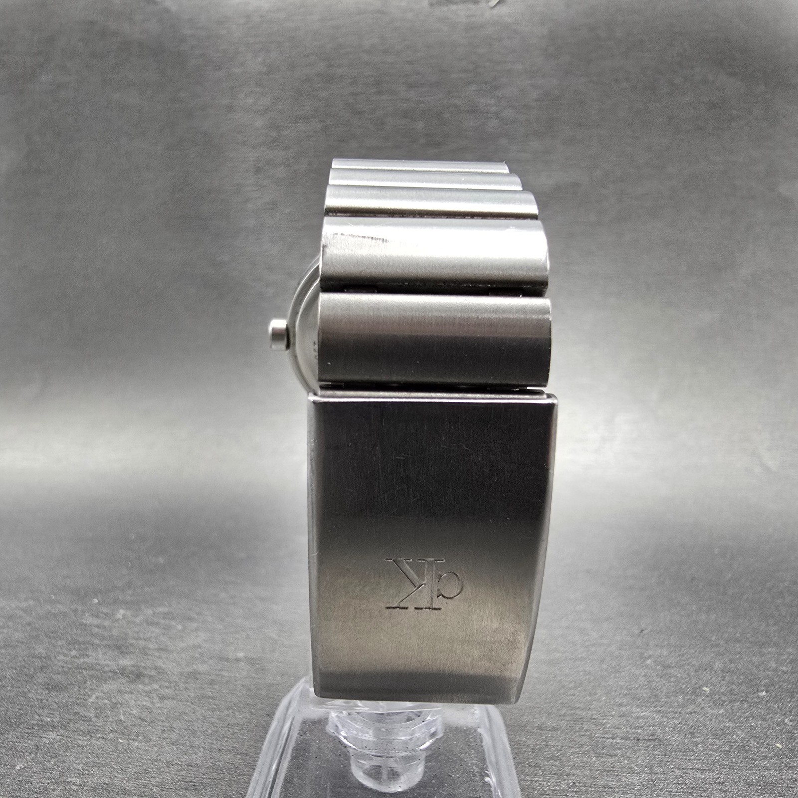 Calvin Klein Watch Men 34mm White Dial Silver Tone Date Round K2111 PARTS