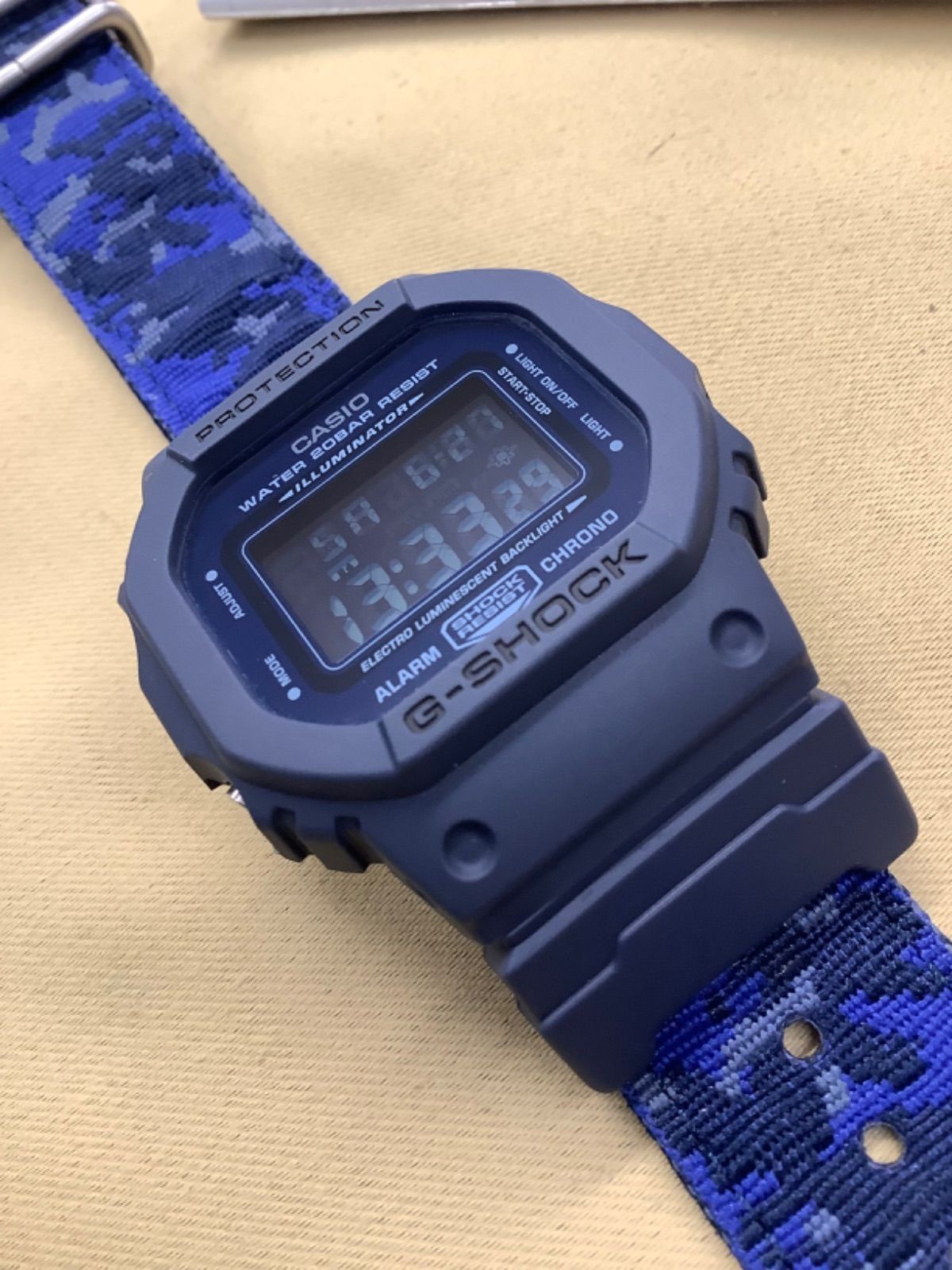 G-SHOCK DW-5600LU-2JF Navy Camouflage