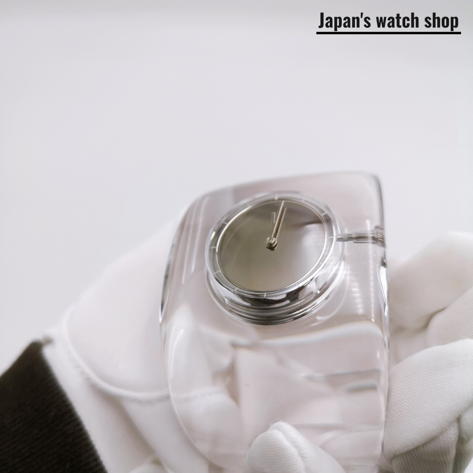 ISSEY MIYAKE O-Bold NYAS001 Transparent Bangle Watch Unisex Watch New in Box