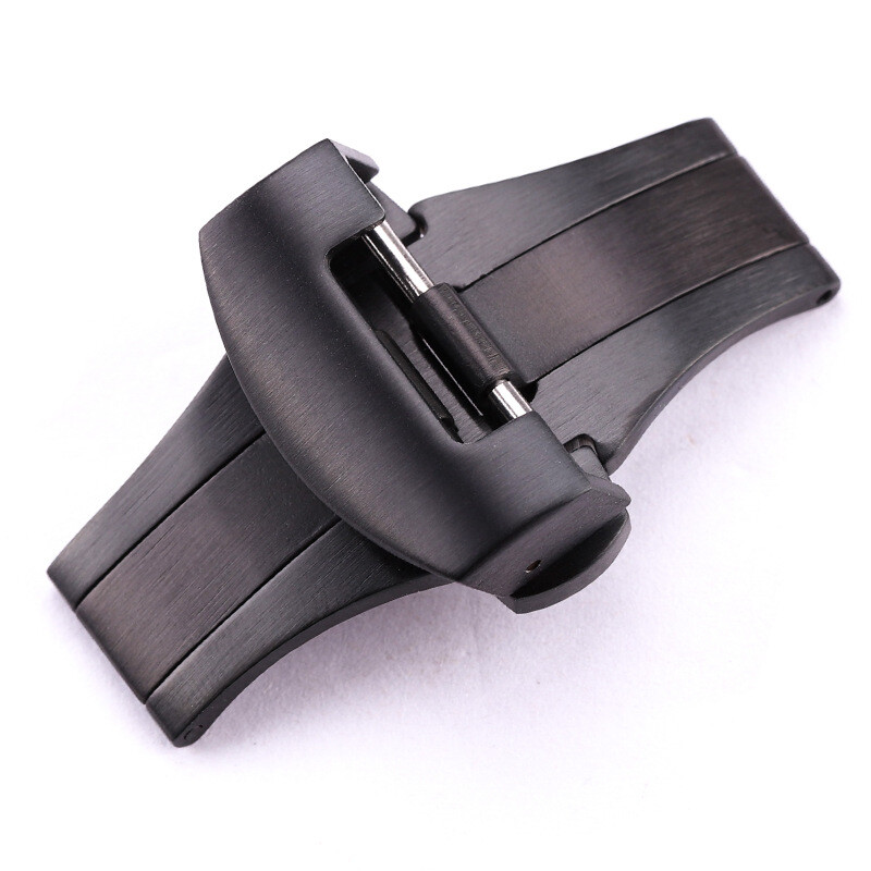 Premium Brushed Stainless Steel Butterfly Watch Buckle Clasp 20 22mm for Panerai