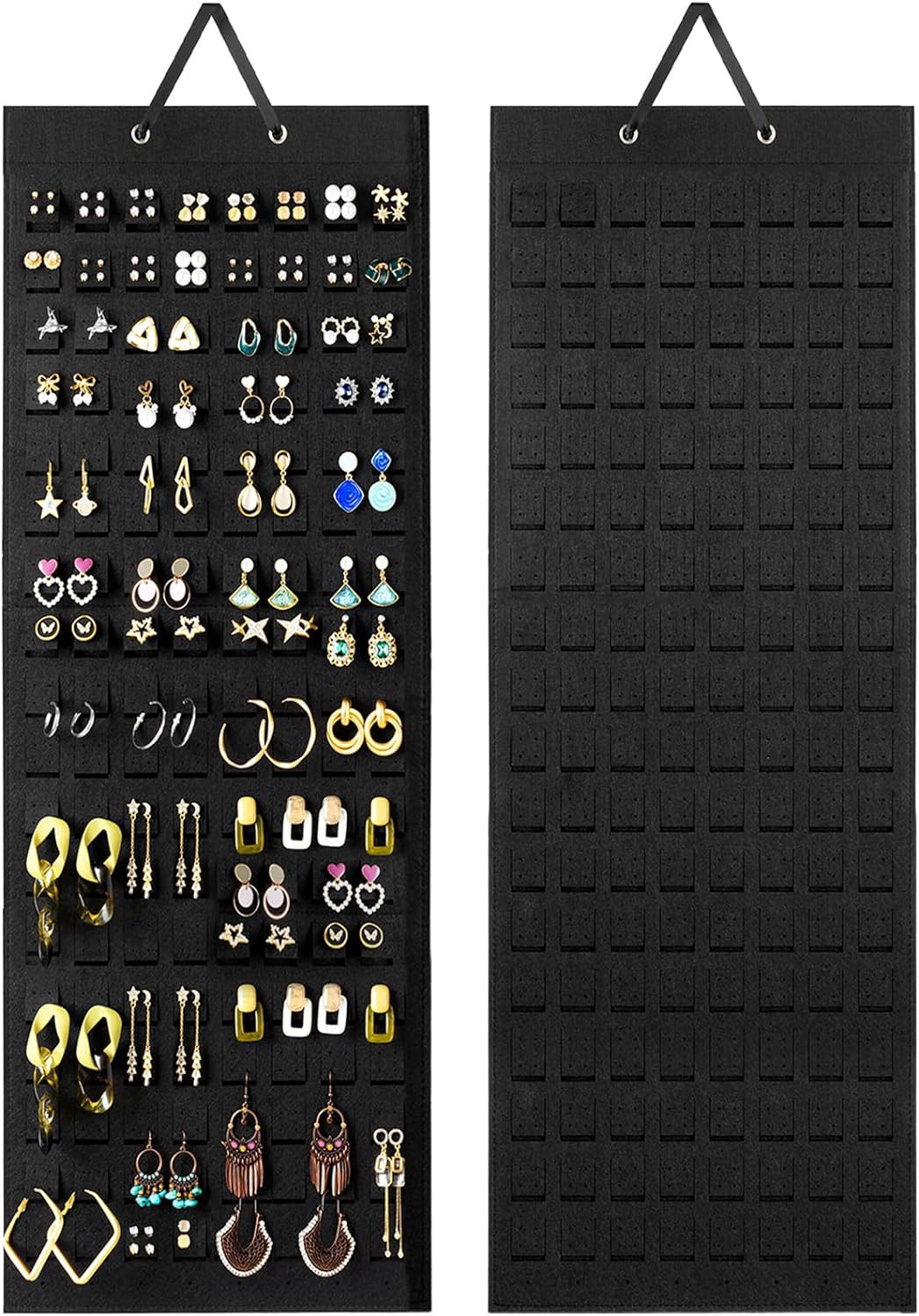 Lolalet Hanging Earring Holder Organizer with 20 Hooks for Women, Earring Organi