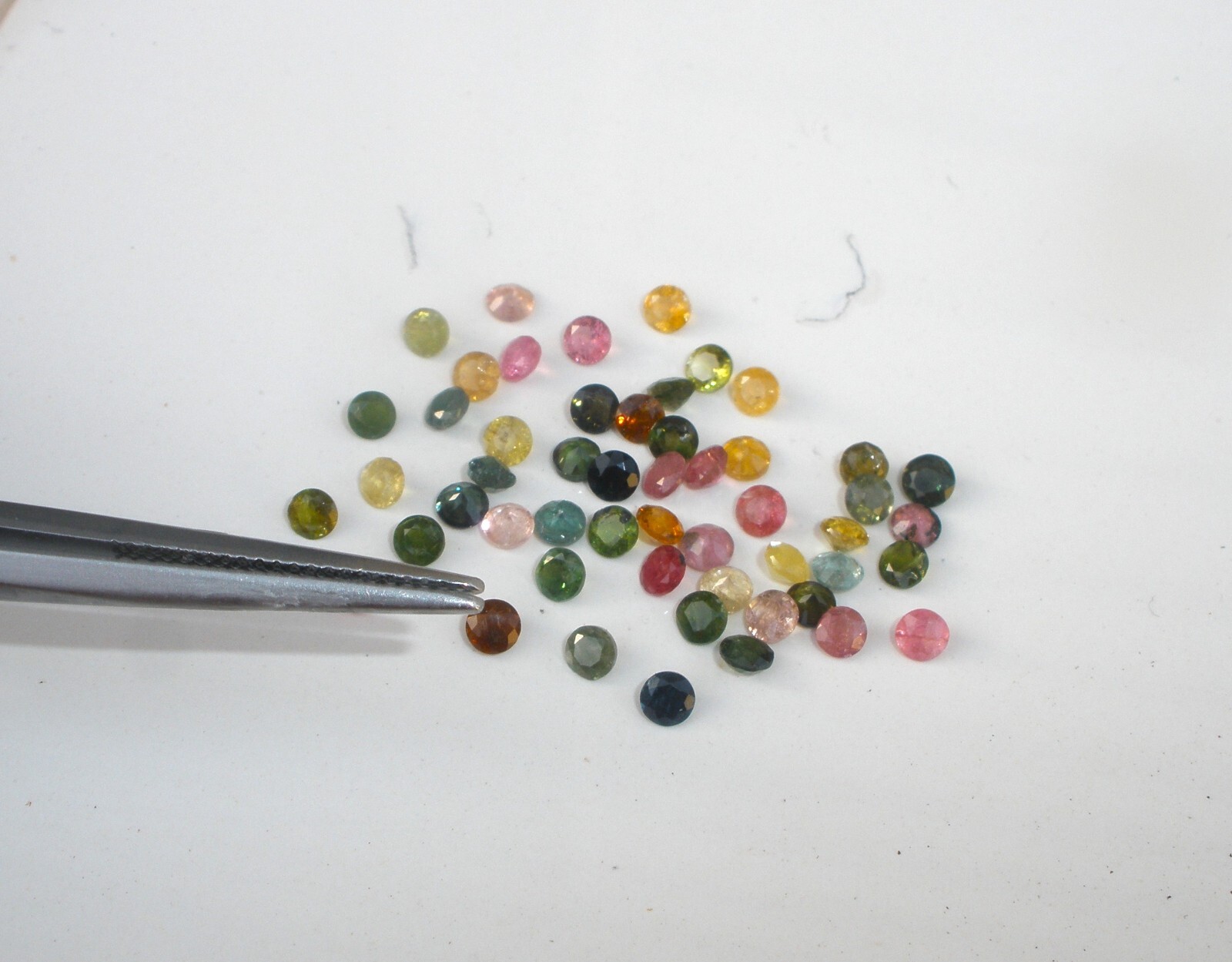 Tourmaline discount 3mm round gem mix parcel lot over 5 carats