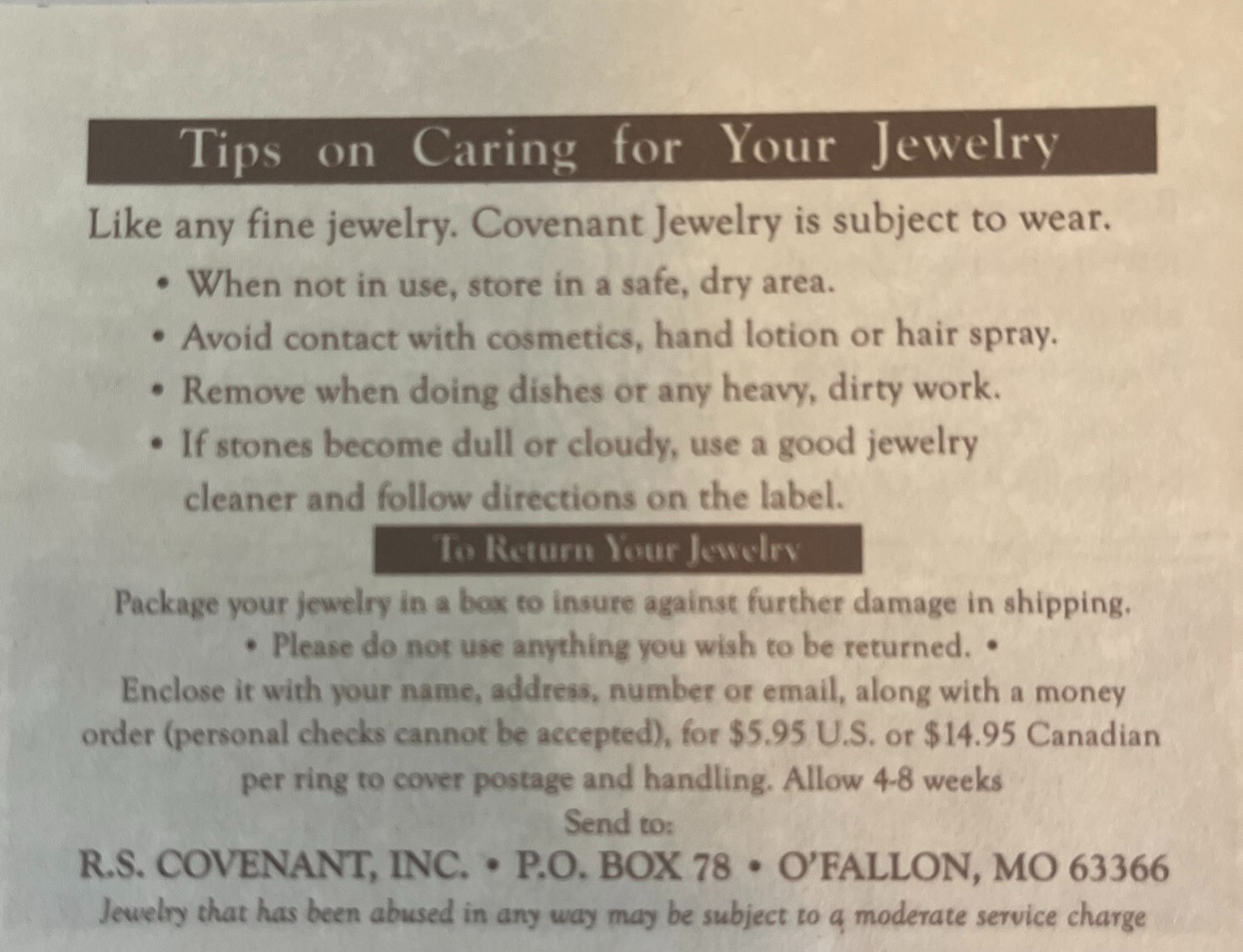 New RS Covenant’s Fashion Ladies Rings – Style 6531 Cubic Zirconia