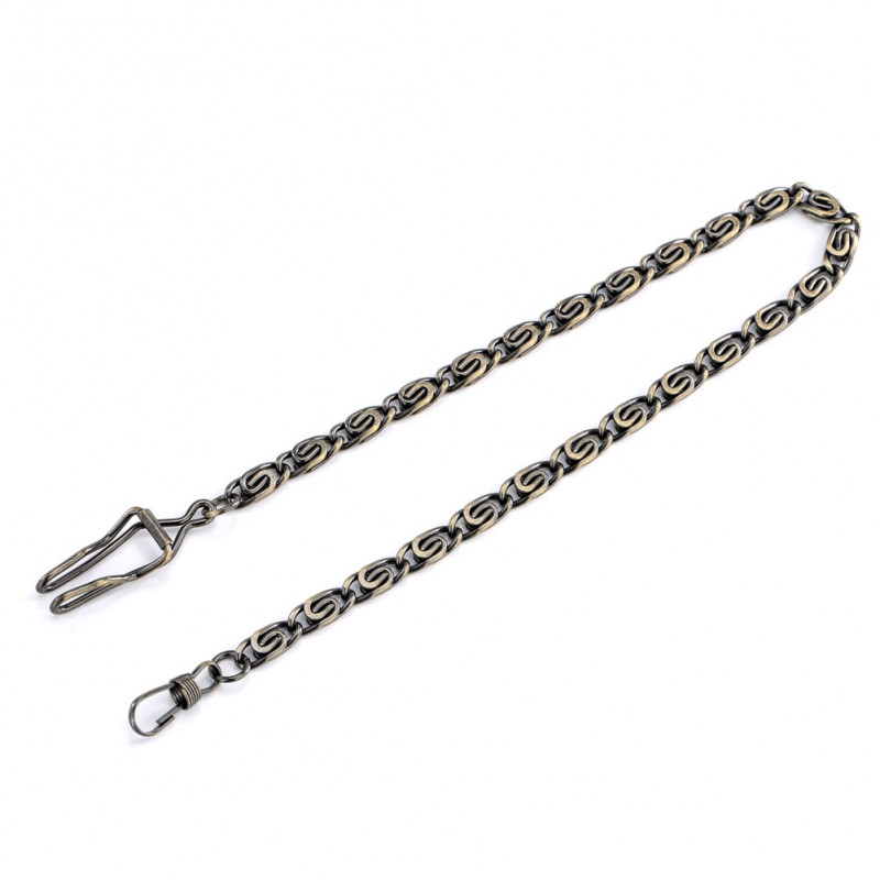 Bronze/Black/Silver/Gold Chain for Pocket Watch Fob Pocket Watches Accessories