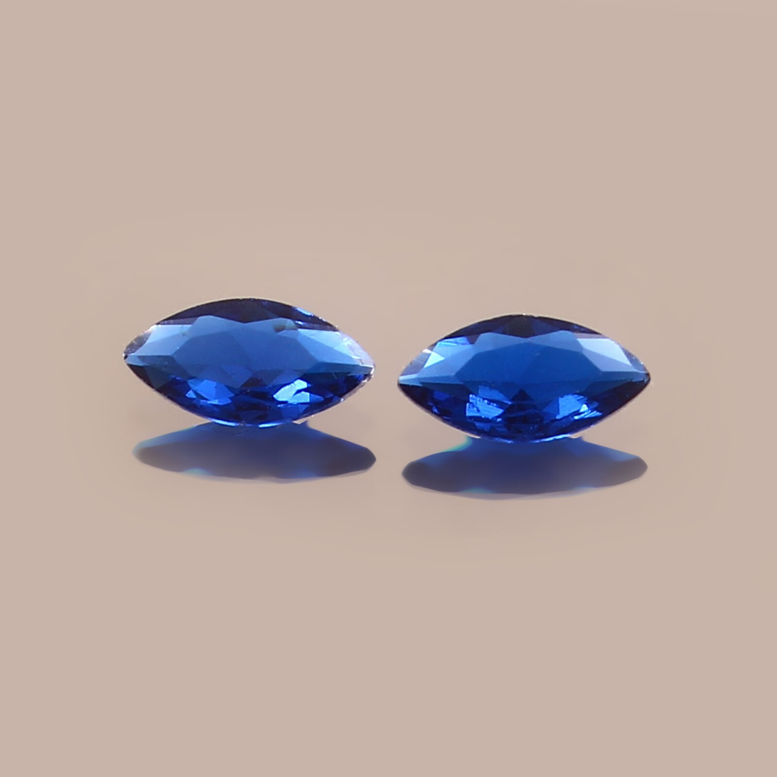 AAA Natural Ceylon Blue Spinel Loose Marquise Gemstone Cut Matching Pair 6×3 MM