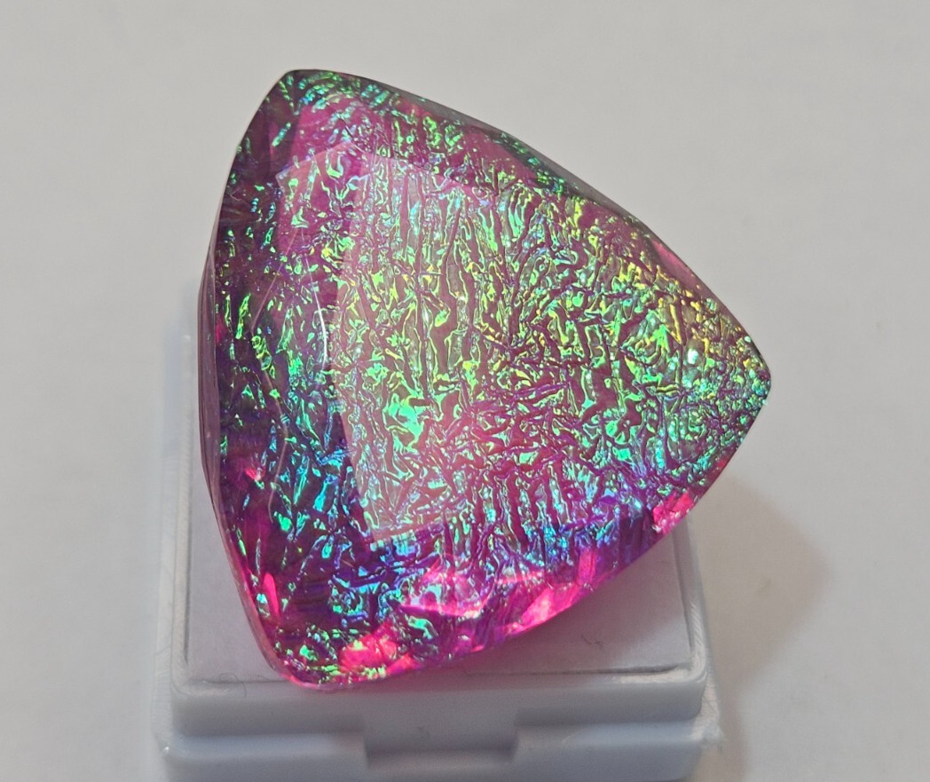 Monarch Fire Opal Trillion Cut Natural 71+ Ct EGL Certified Loose Gemstone