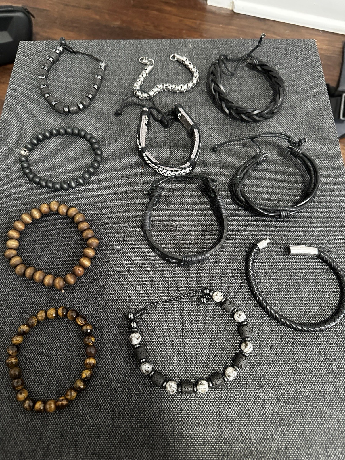 Assorted Men Bracelet Set, 11 Pieces