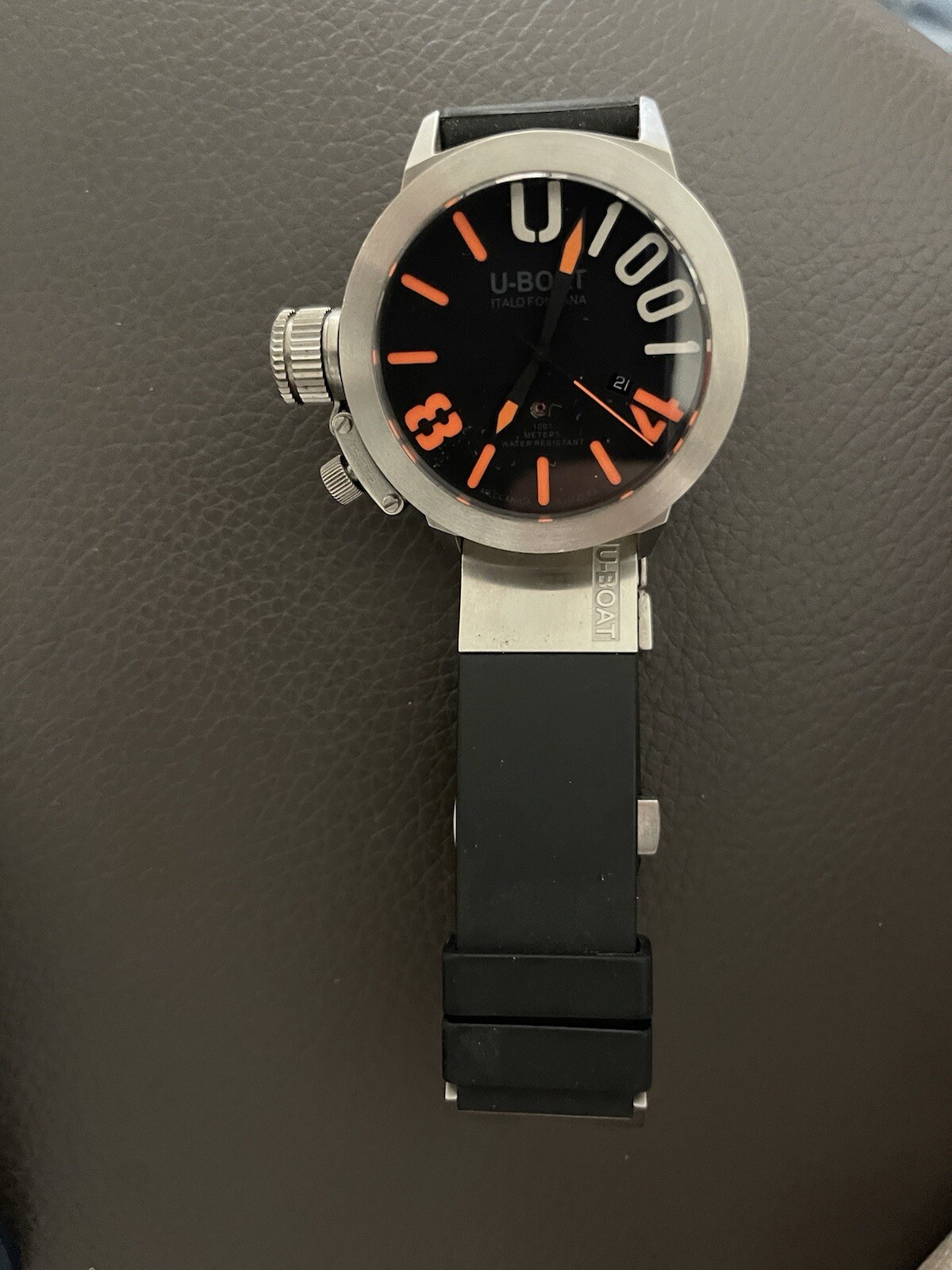 U-BOAT Classico Italo Fontana Limited Edition 55mm Titanium Automatic Watch U100