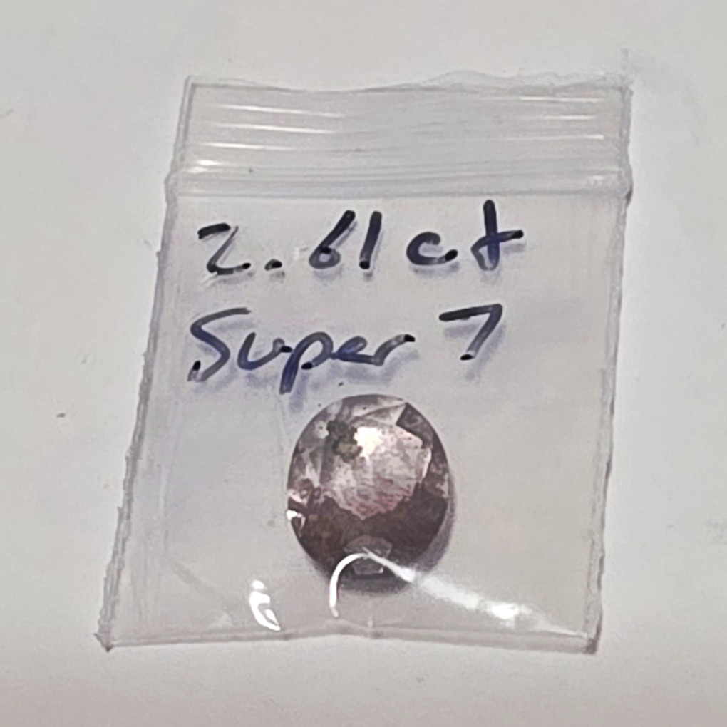 Super 7 Cut Loose Gemstone Oval Transparent 2.61ct 1pc