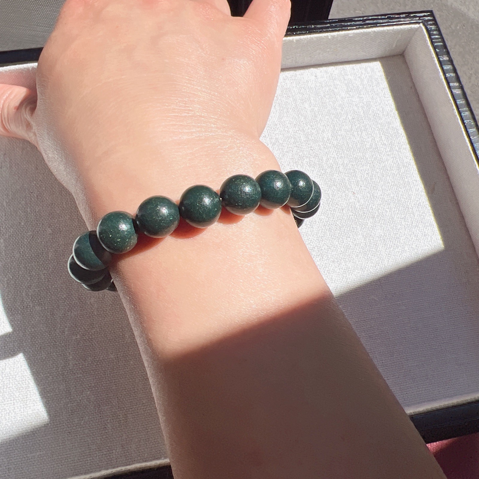 Beautiful Bracelet Made from Natural Special Herbal Ingredients, 10mm bead