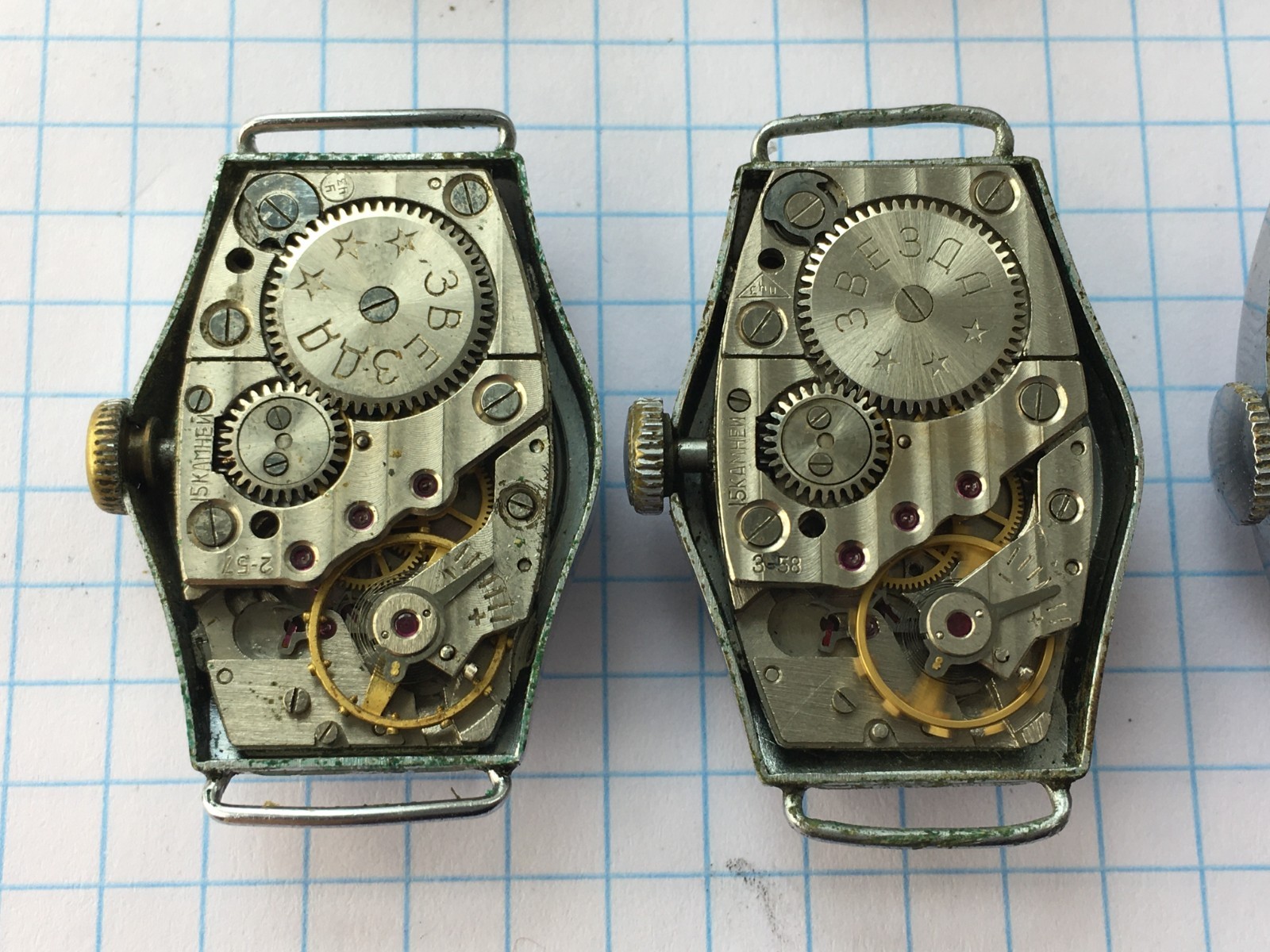 Lot of 10 Soviet Vintage ZVEZDA USSR Women mechanical Wristwatch for parts