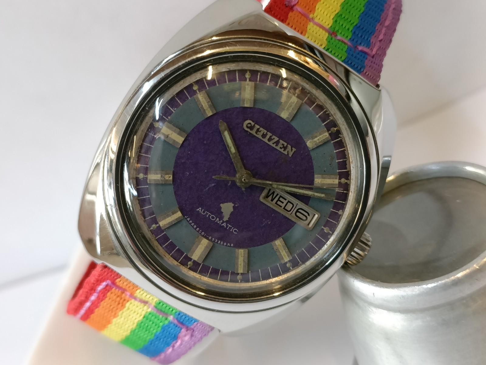 CITIZEN AUTOMATIC PATINA DIAL 14-720113 JAPAN MEN’S WORKING CONDITION