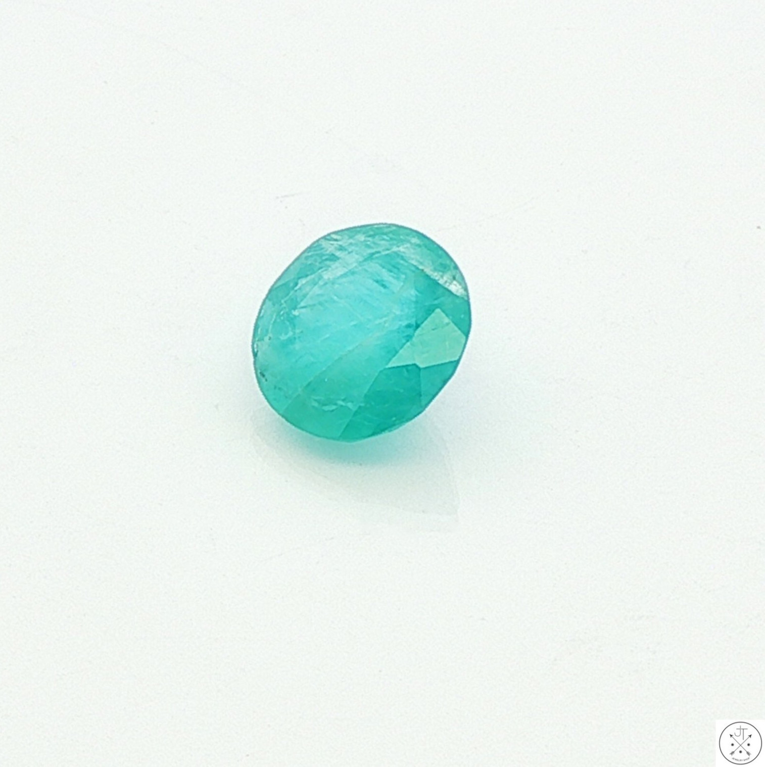 Rare 1.50 Carat Natural Grandidierite 8 mm Round Faceted Gemstone Loose