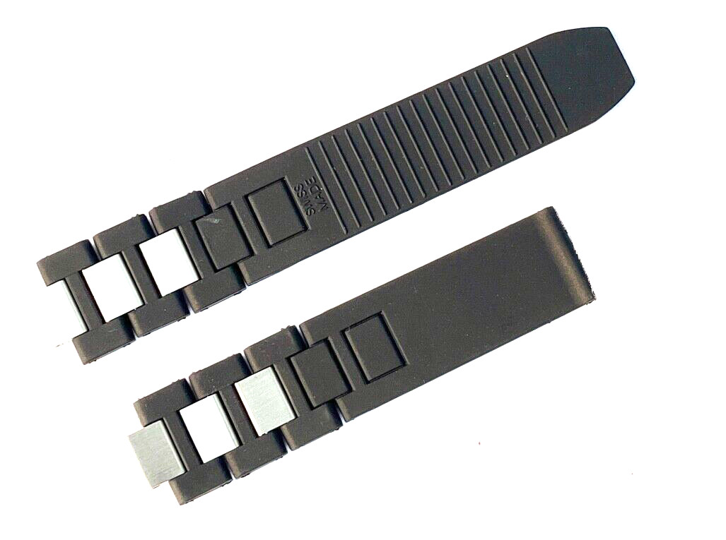 20mm Silicon Rubber Band Strap replacement Cartier 21 Chronoscaph Autoscaph