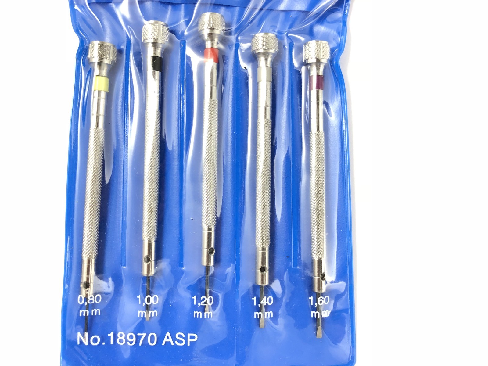 Professional Top Quality Swiss AF Watch flat head blade Screwdriver 5 pc Set NEW