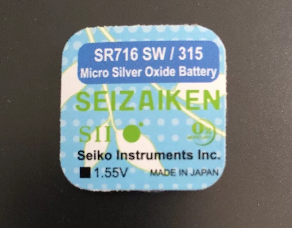 10 Seiko Watch Cell Battery Seizaiken 315 SR726SW casio citizen lorus pulsar