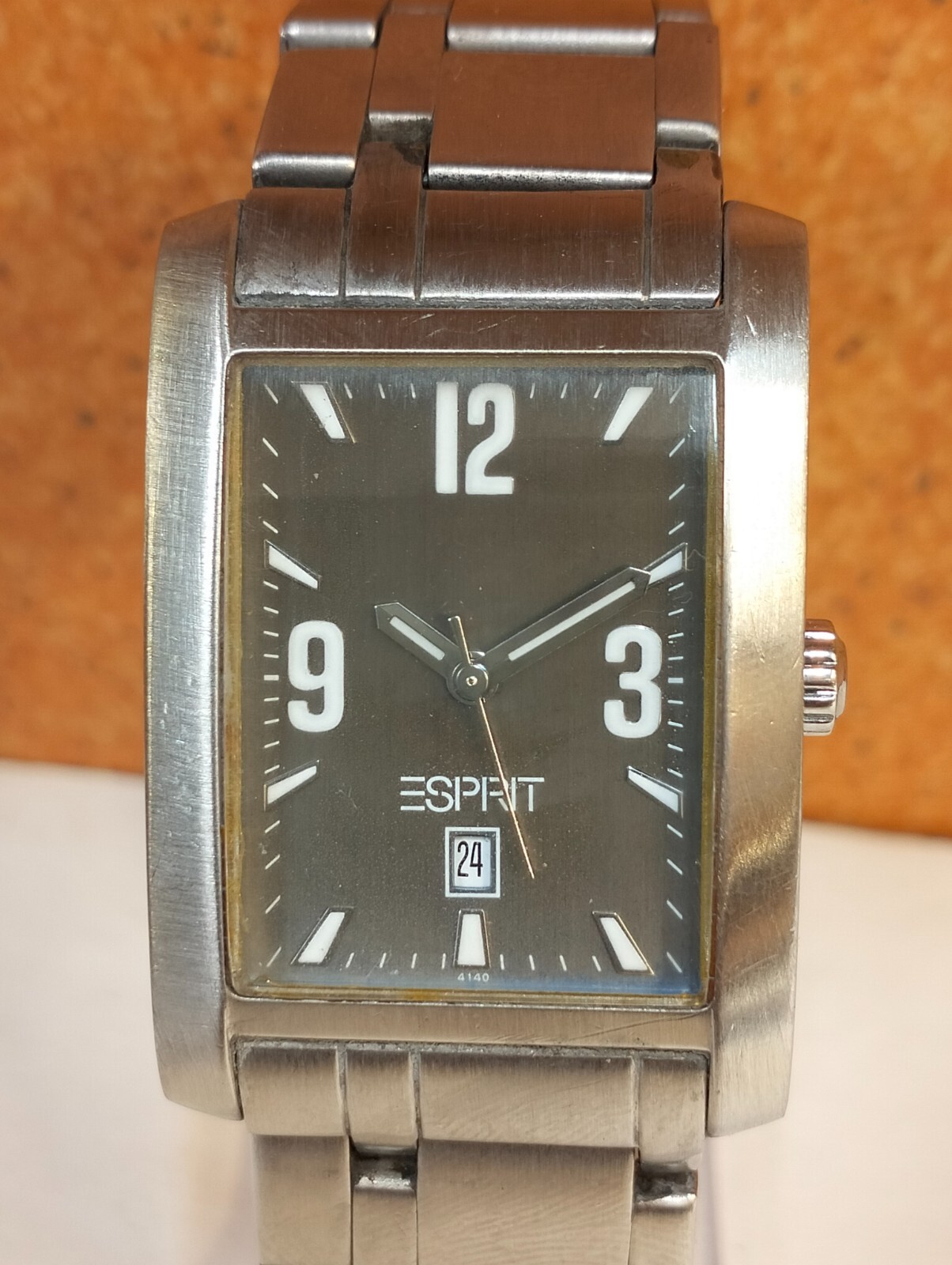 ESPRIT QUARTZ GRAY DIAL 4140 MEN’S FULLY WORKING CONDITION ALL ORIGINAL VINTAGE