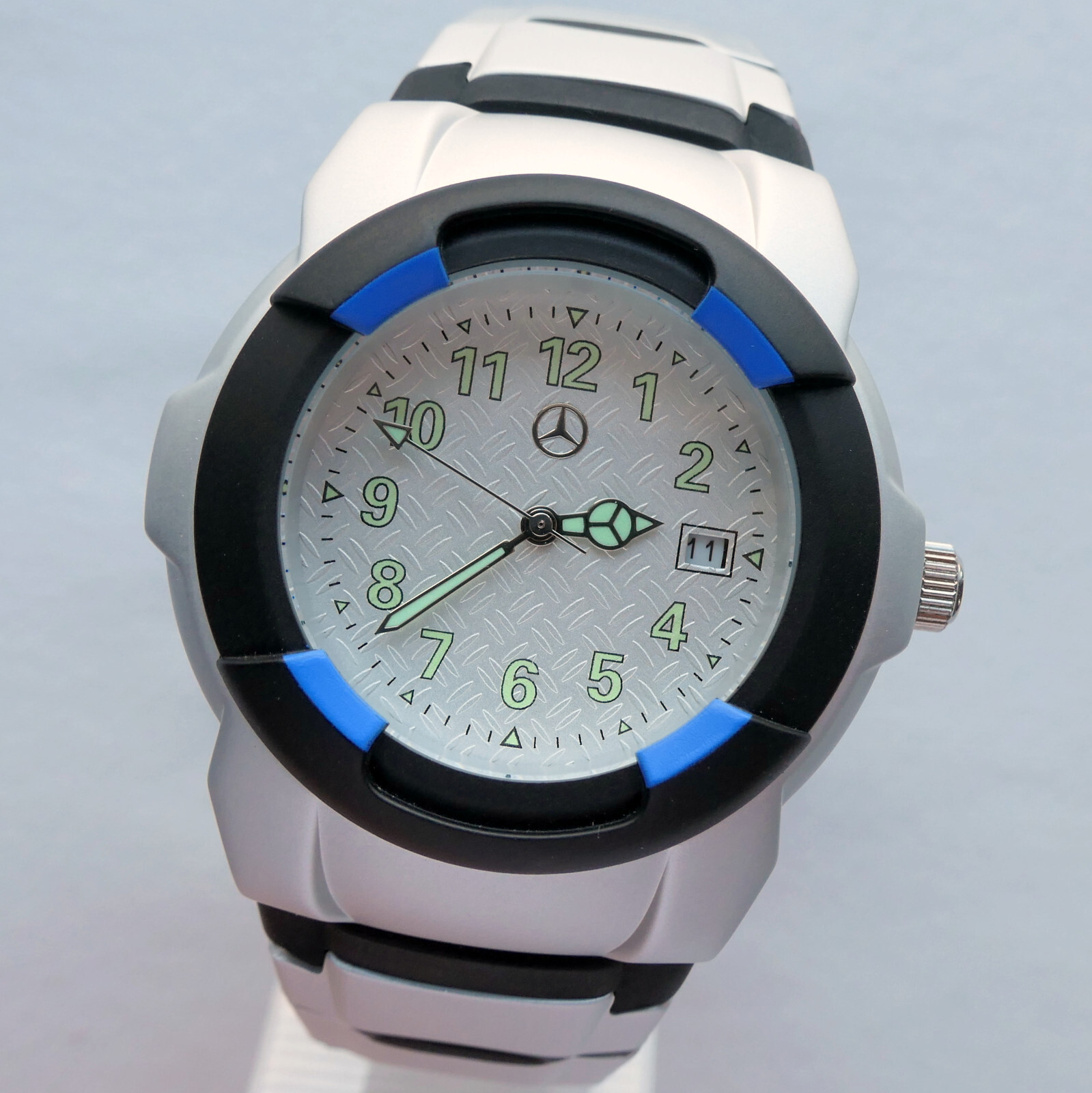 Mercedes Benz Drivers Line Classic Car Accessory Racing Sport Light Design Watch