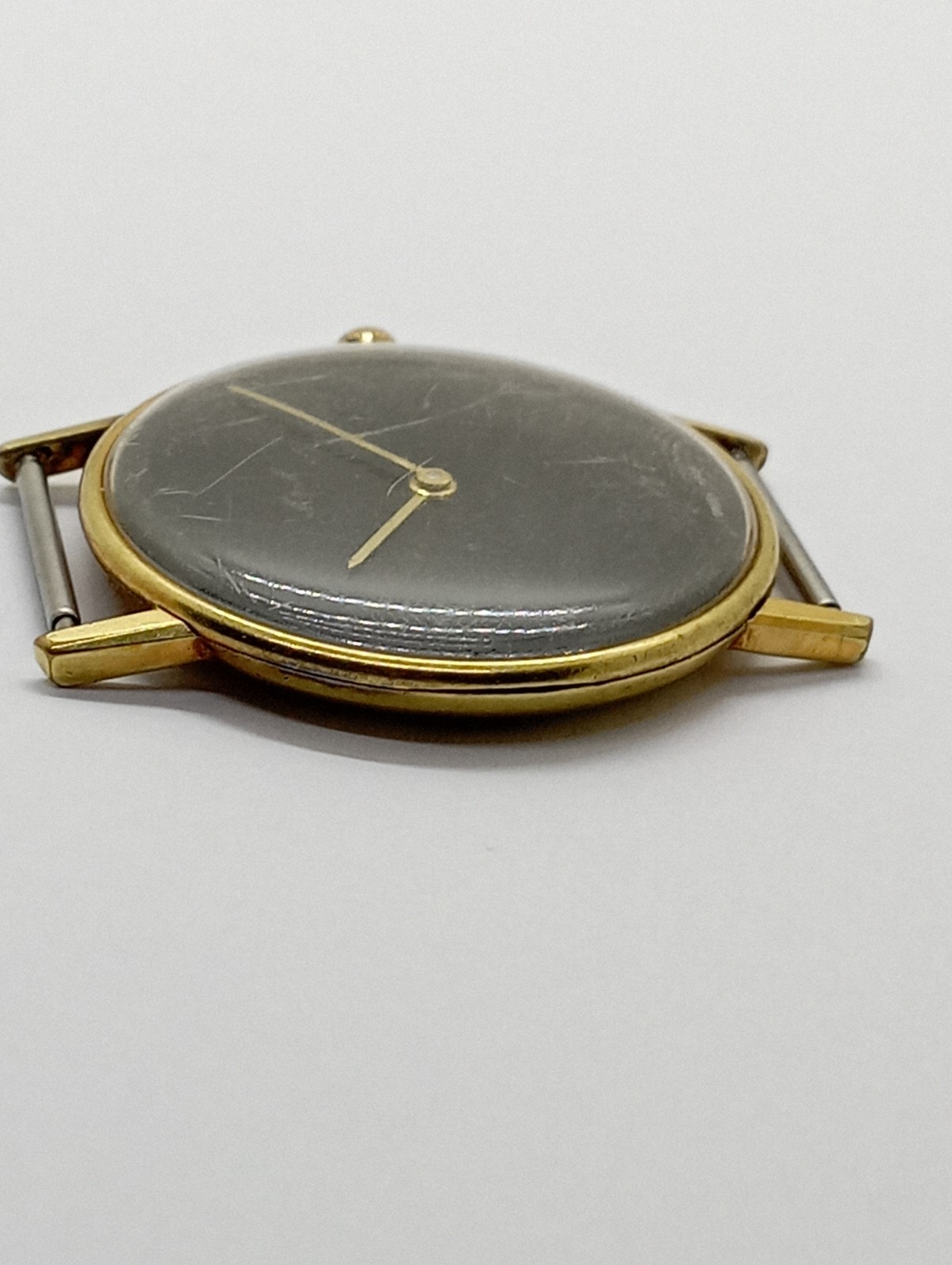 VTG Unique M&M Black Dial Gold Plated Cal. Peseux 7001 (ETA) 6mm. Thickness Work