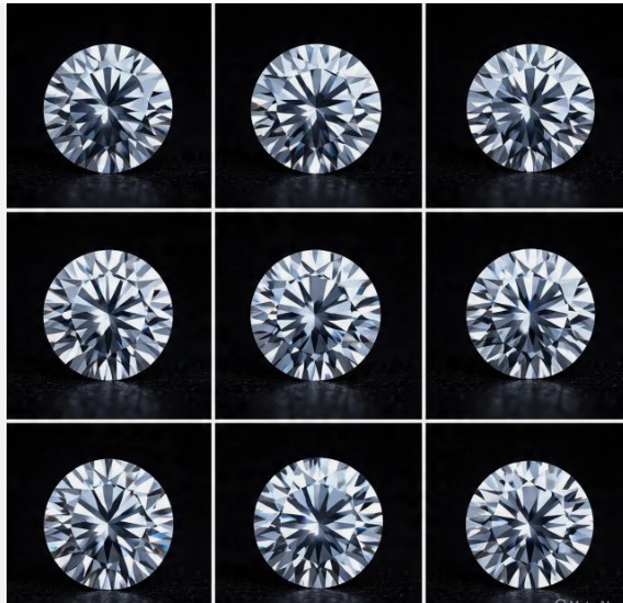 Real Moissanite 1 mm to 6 mm Lot VVS1 Color D Loose gemstone