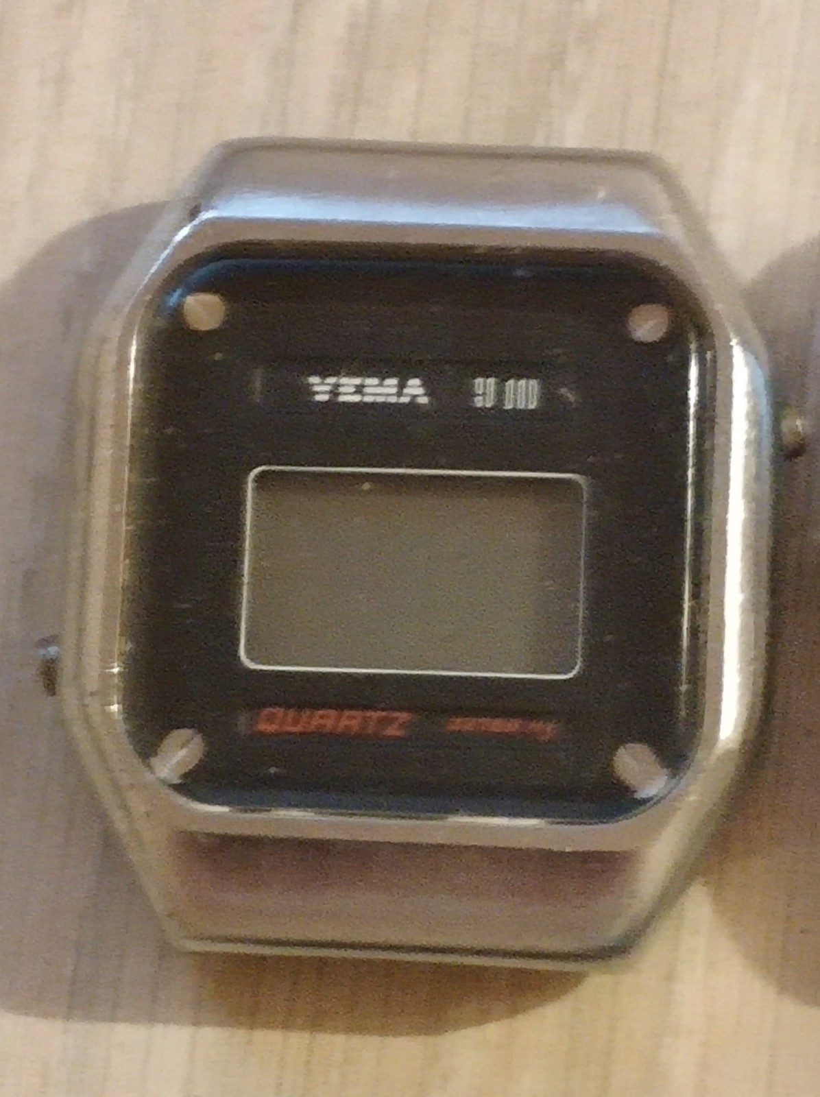 Vintage lot of six men’s Yema digital quartz watches parts or repair