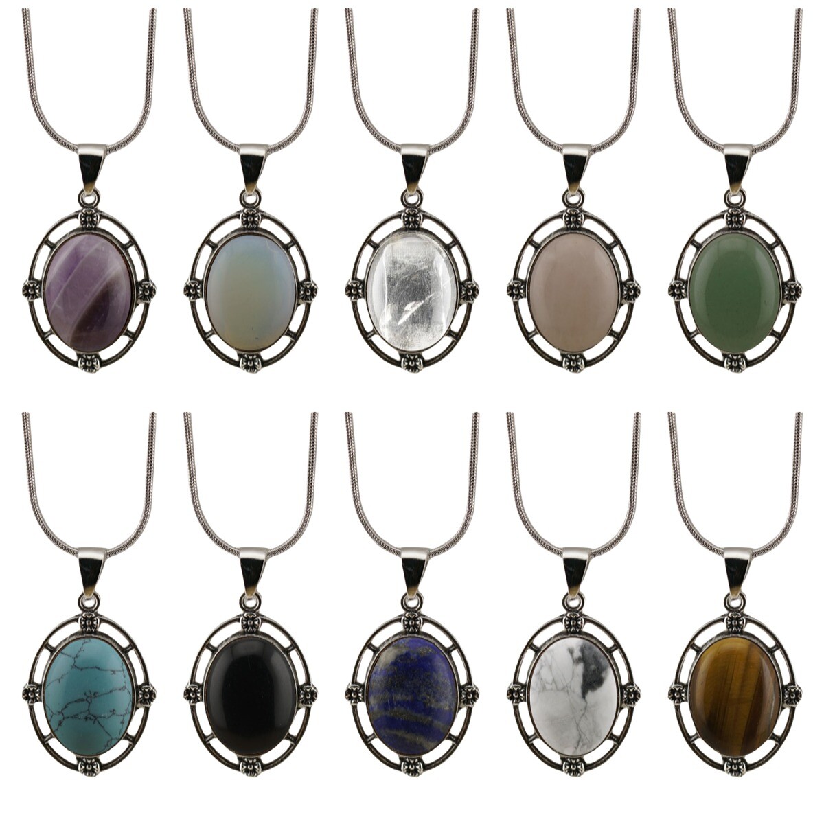 13 * 18MM Alloy Oval Double-sided Flower Holder DIY Material Wholesale Pendant