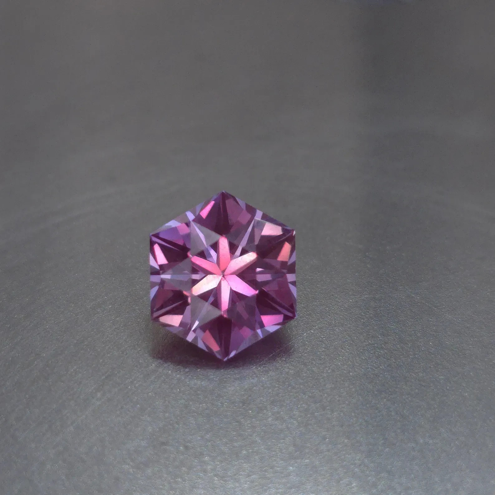 Certified 12.95 Ct+ Natural Alexandrite Color Change Hexagon Cut Loose Gemstone