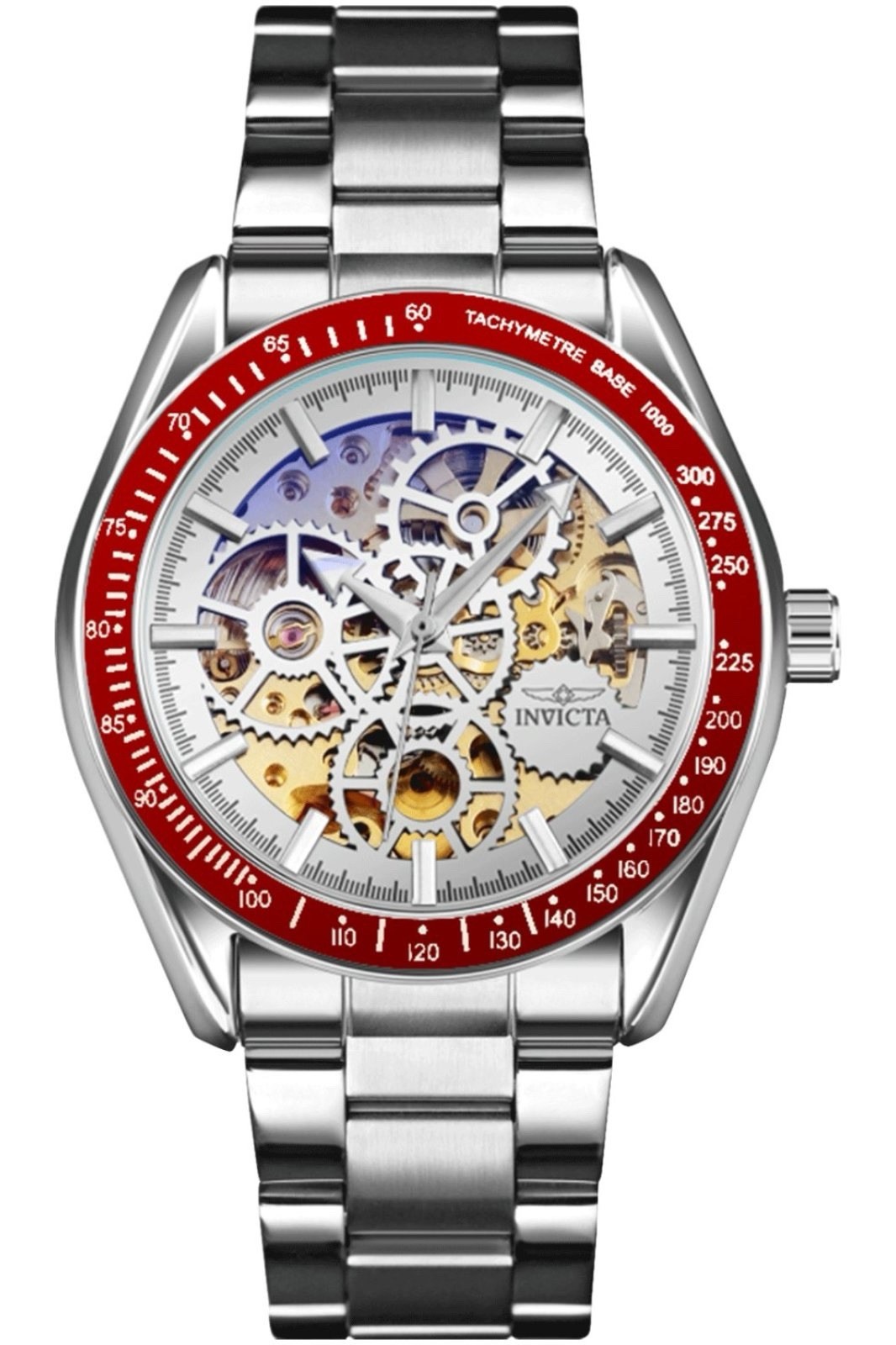 AUTOMATIC Invicta Object D SMOOTH SKELETON DIAL Excelsior Silver Men’s Watch