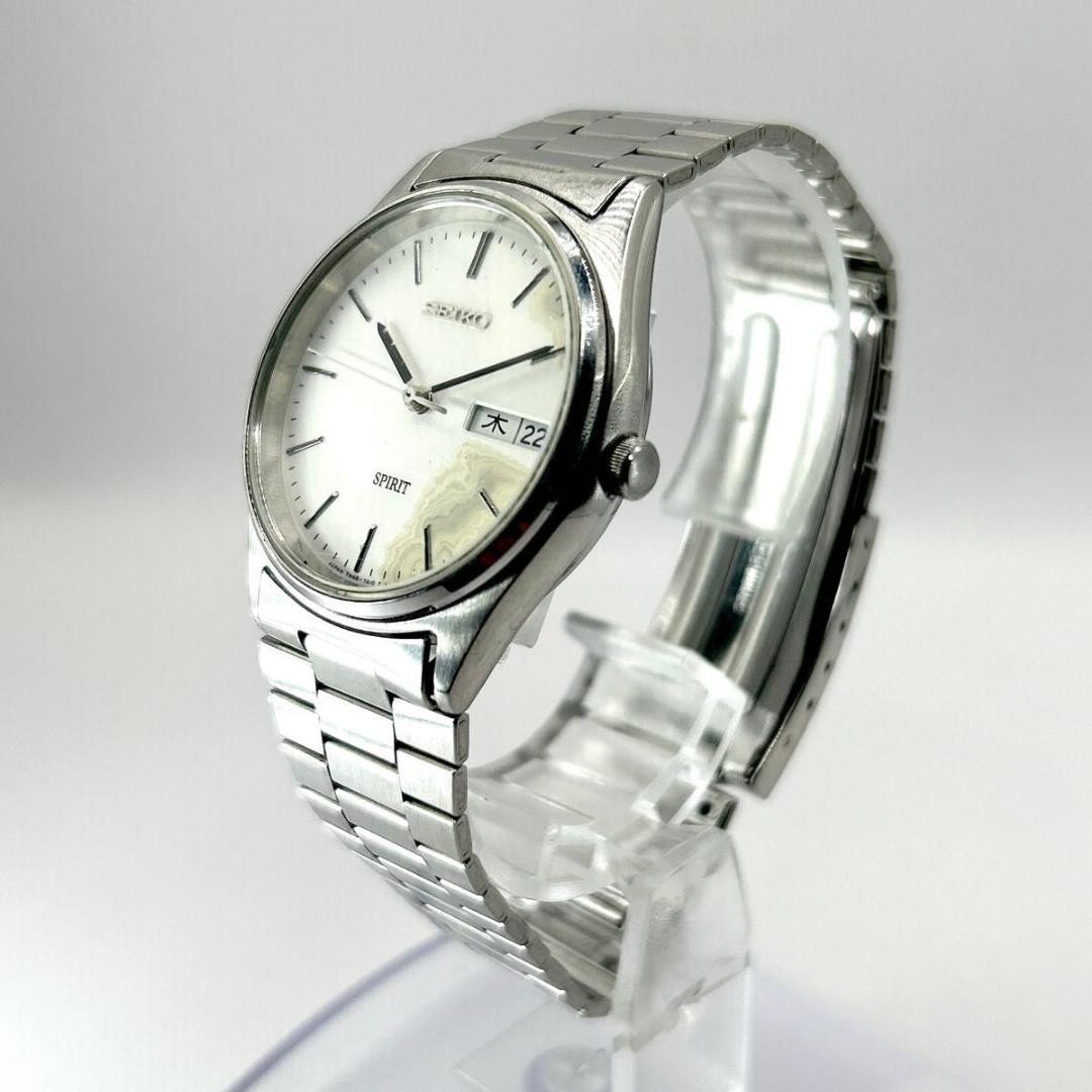 SEIKO Seiko Spirit Men’s Quartz Day-Date Vintage Watch