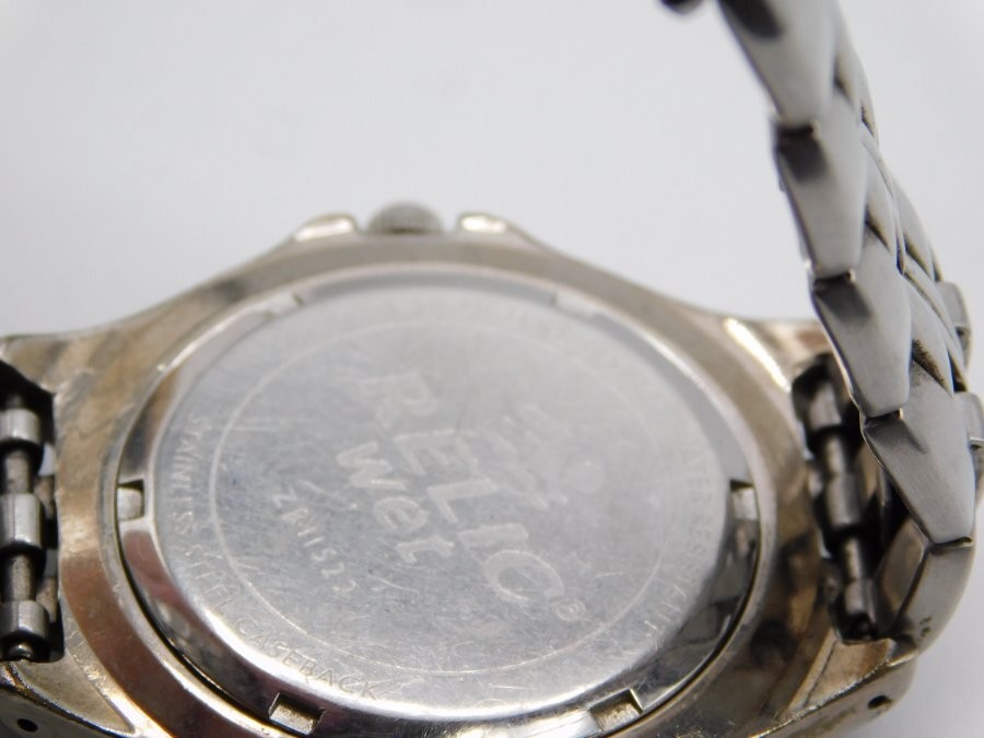 VINTAGE MEN’S WRISTWATCH~RELIC WET~DIVER~165 FEET~RUNS!