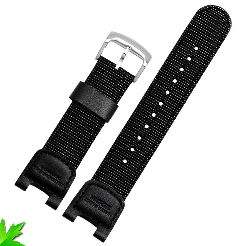 For Casio 24x12mm 3157sgw-100 SGW-200 Series Mountaineering Outdoor Canvas Resin