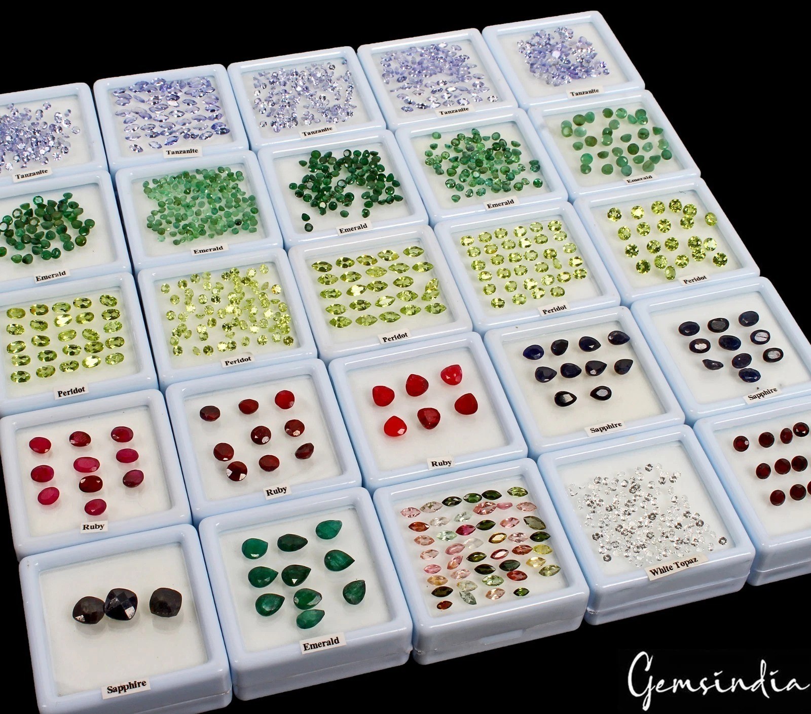 1038 Pcs Estate Genuine Semi Precious Loose Mix Cut Multi Gems 25 Lot Collection