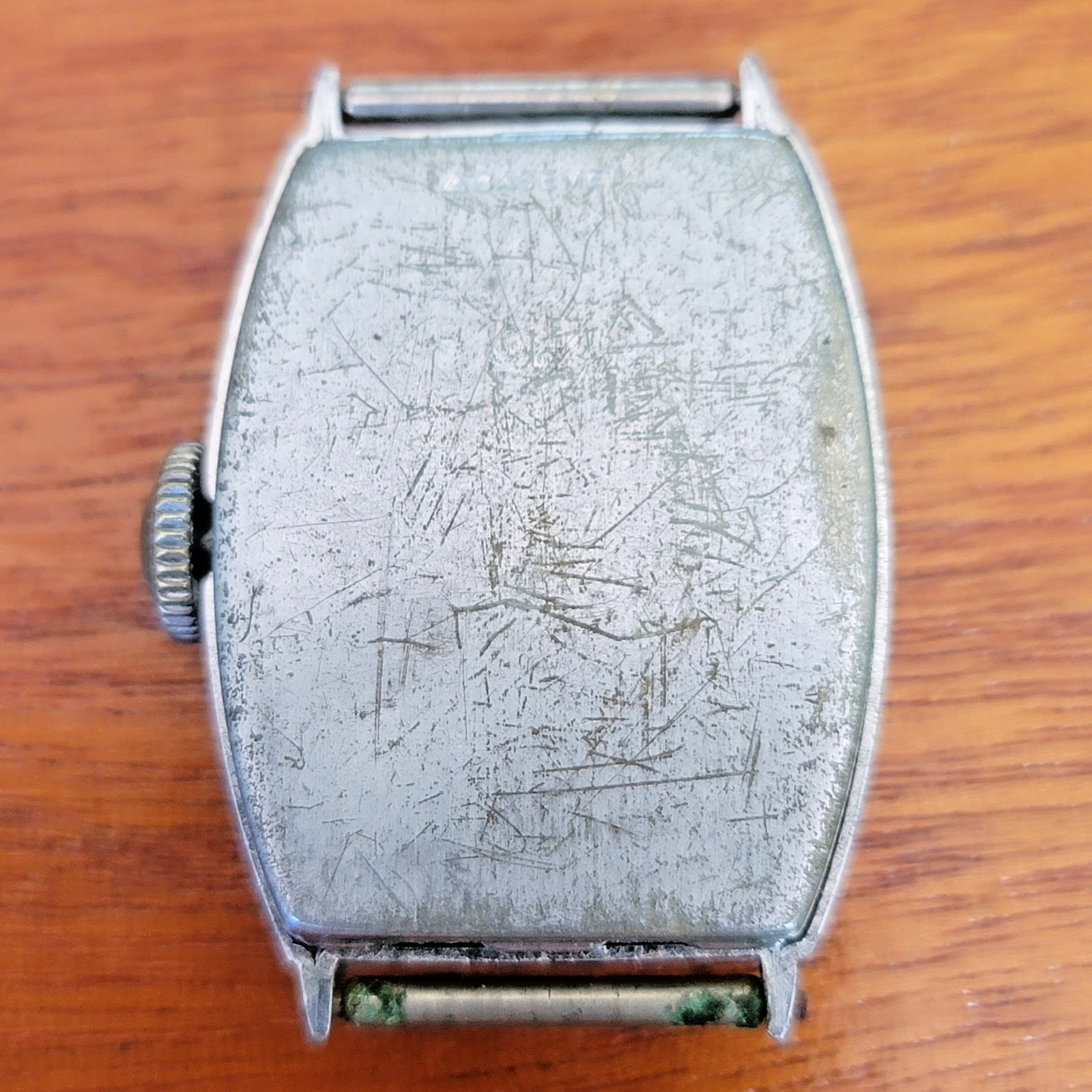 Ingersoll Aero Vintage Art Deco Tonneau Wristwatch Manual Wind USA 32mm WP1-57