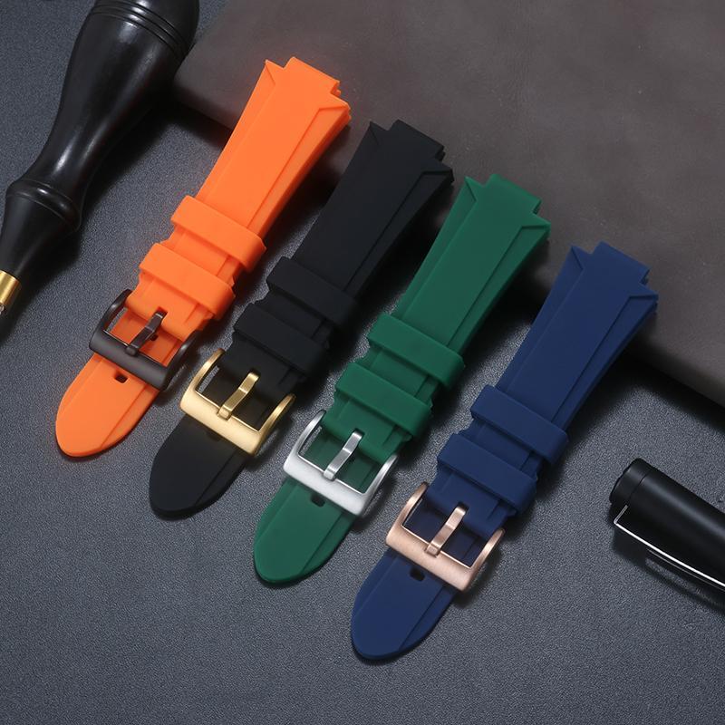 24x11mm 24x12mm Rubber Watch Strap Band for Oris Aquis Silicone Replacement