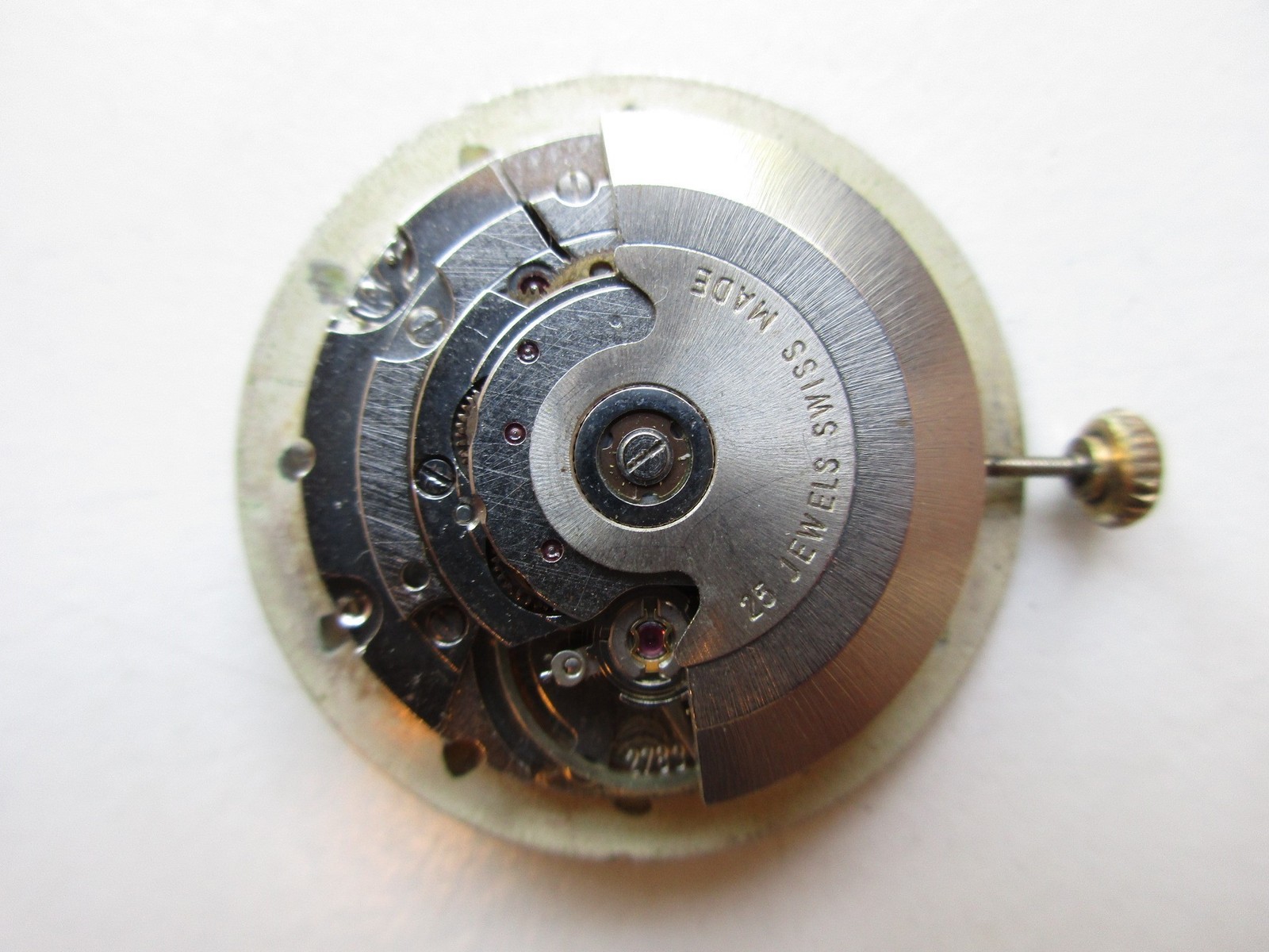 ETA cal. 2783 Swiss automatic watch movement – white date at 3 – running