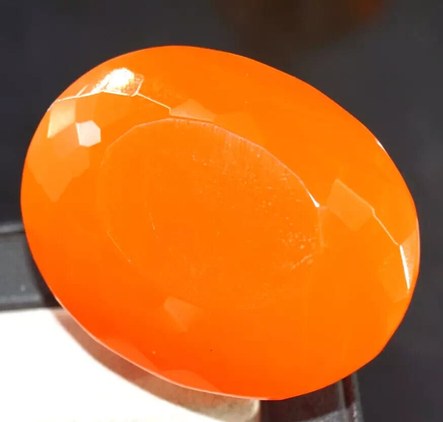AAA+ Large Natural Fire Opal 78.7 Ct. Oval Cut Loose Gemstone Gift for Women/Her