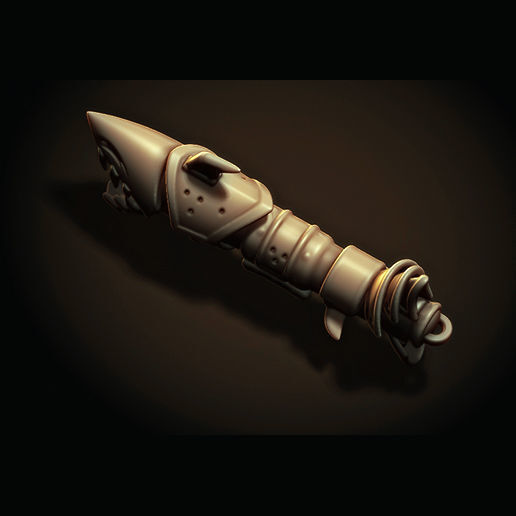 Jinx Fishbone Rocket Necklace, Jinx Rocket Pendat, Gold Jinx, Woraux Jewelry