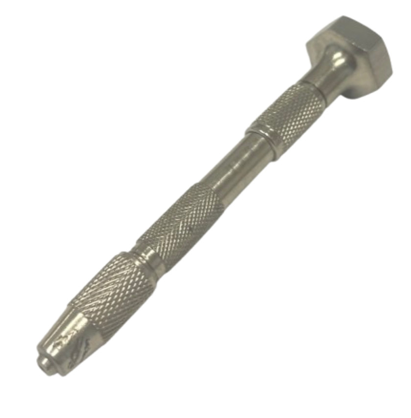Pin Vise Swivel Head 2 Chuck 4 Sizes Hand Drill Tool Capacity Range 0-1/8”