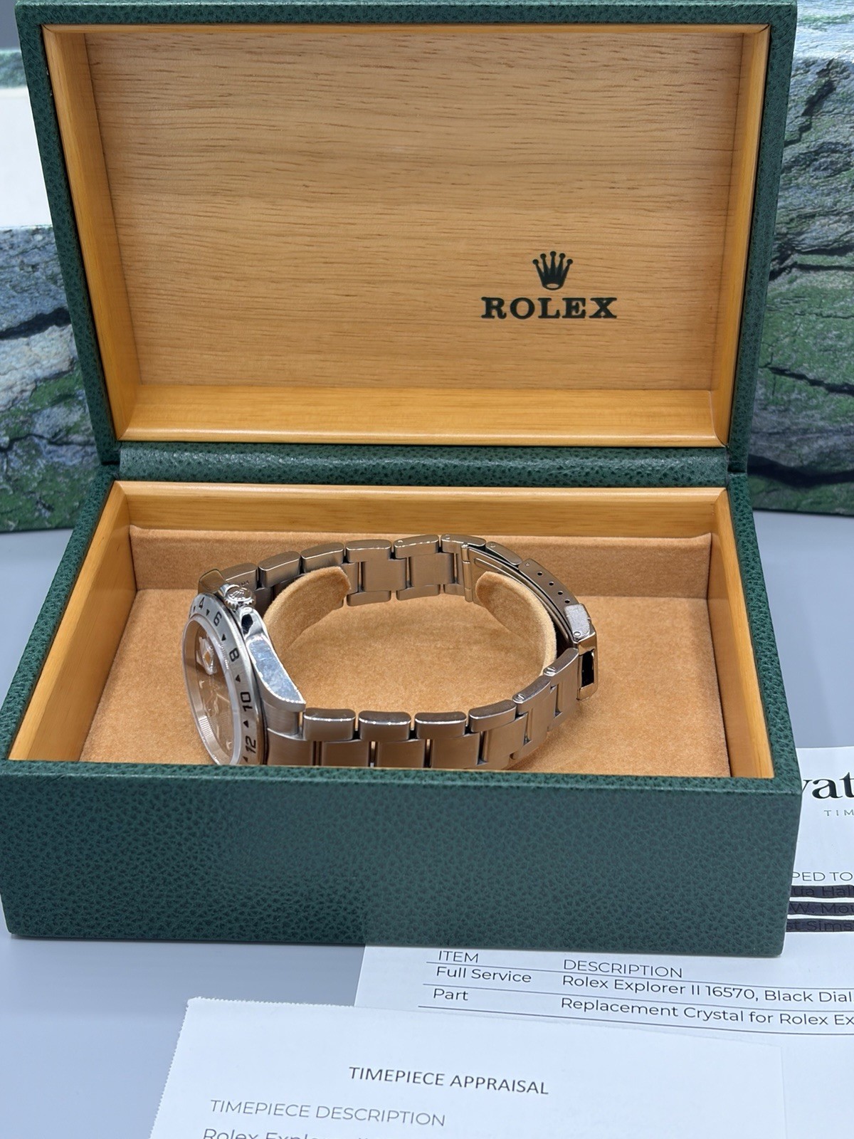 2002 Rolex Explorer II 16570 (Black Dial) Y Serial – Fresh Service, Unworn Since