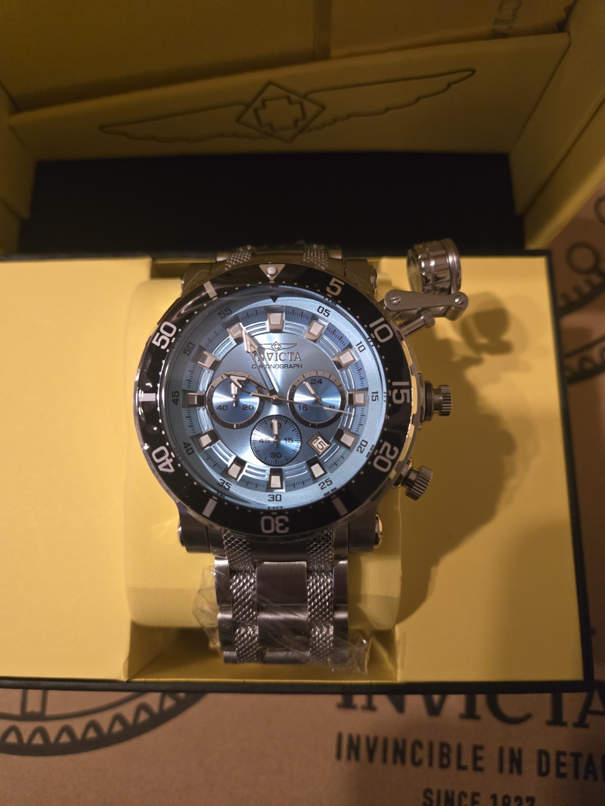 Invicta Coalition Forces Night Hawk Men’s Watch – 52mm, Steel (49091)