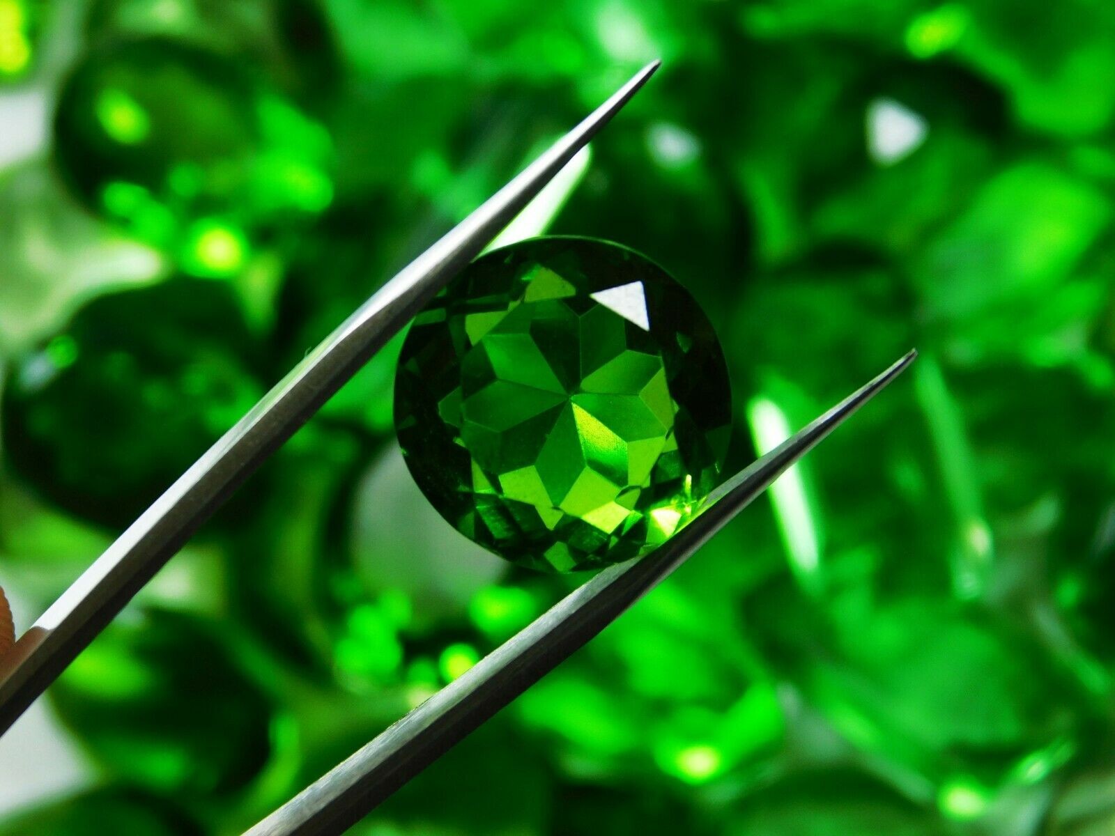 NATURAL Green Peridot 100 Ct CERTIFIED Loose Gemstone Lot For Jewelry Making